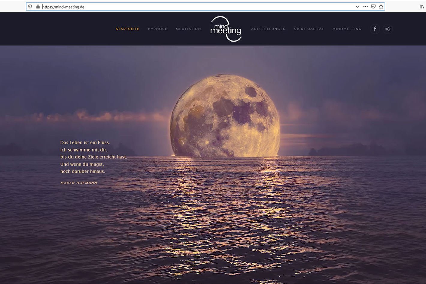 Startseite mit Webvideo