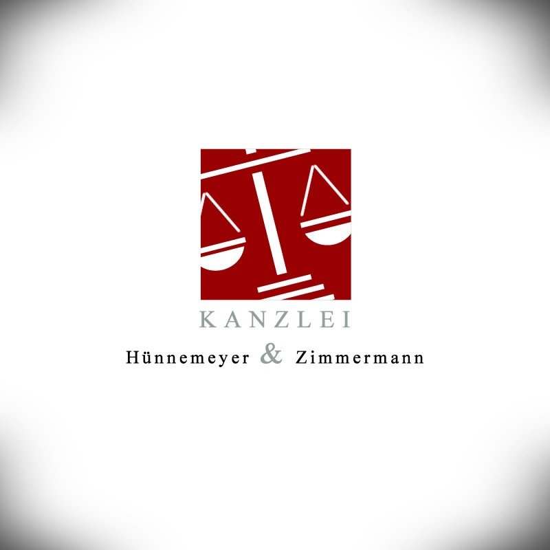 Logo Beispiel / Logodesign für die Rechtsanwälte Hünnemeyer und Zimmermann 